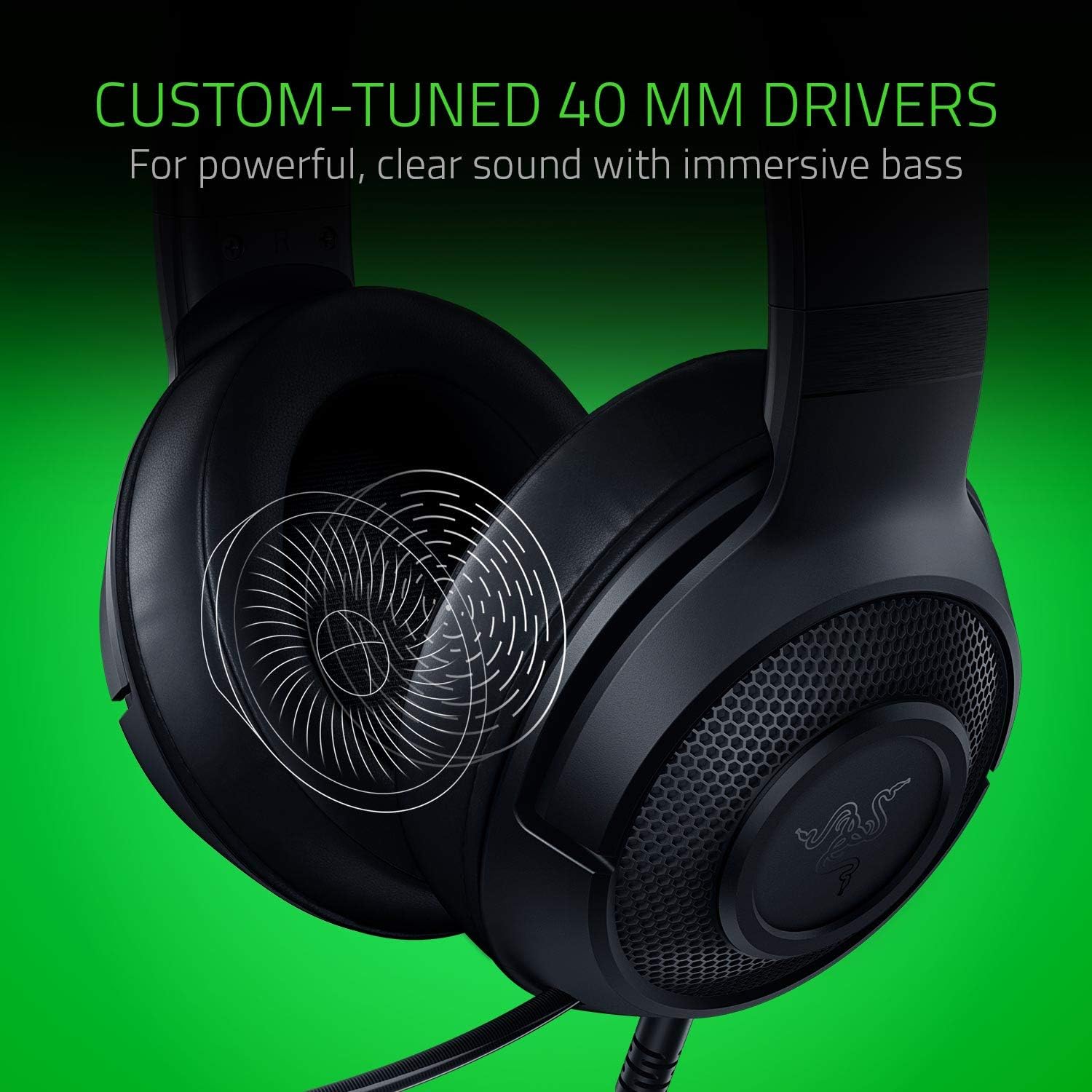 Kraken X Gaming Headset - Black (RENEWED)