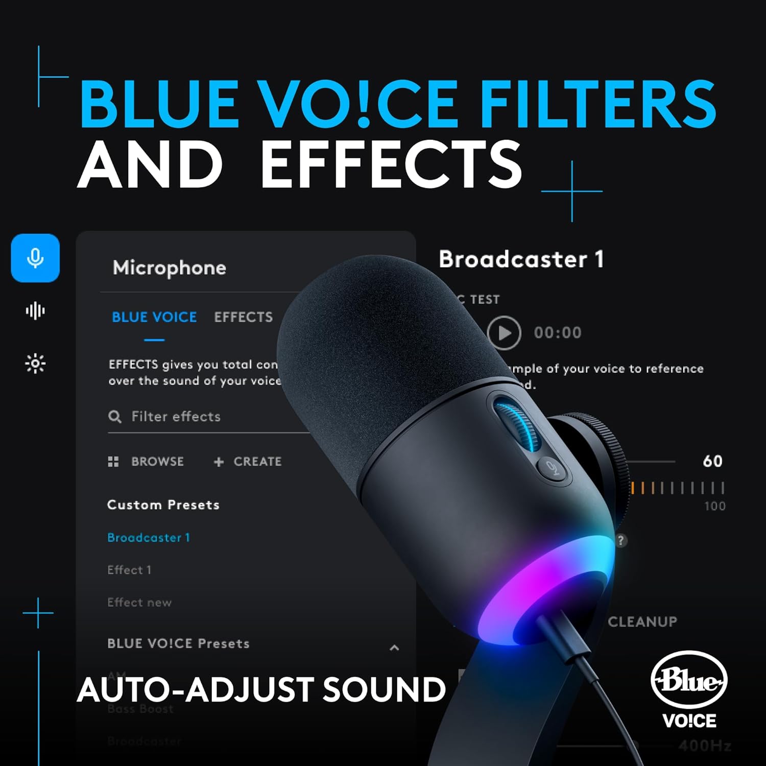 Logitech -  Yeti GX Dynamic RGB Gaming Microphone