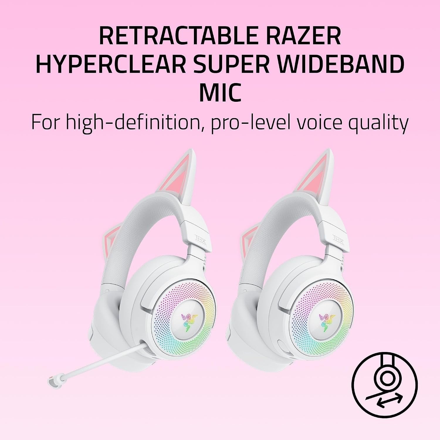 Razer Kraken Kitty V3 Pro White (Brand New)