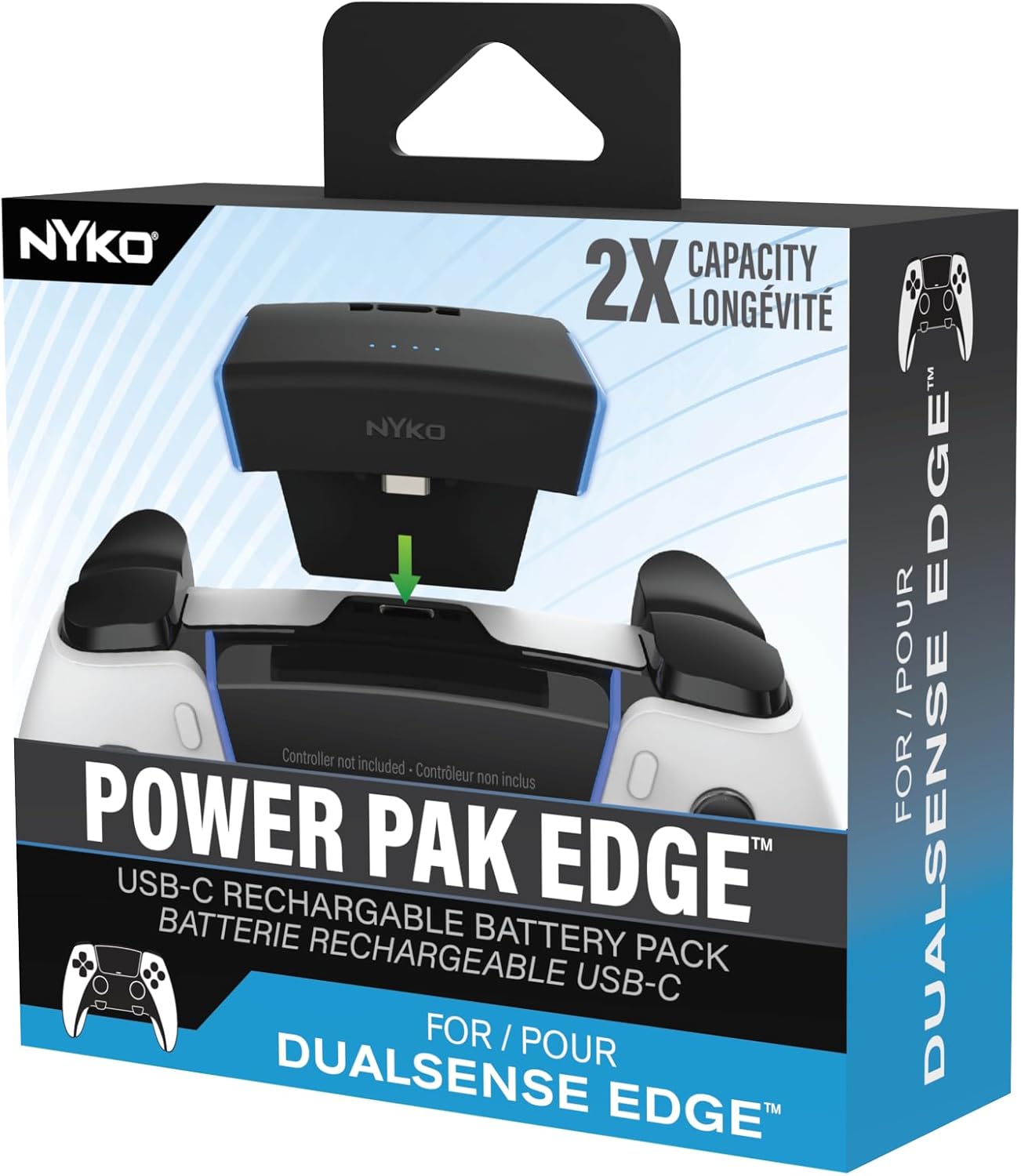 Nyko - Power Pak Dualsense Edge Rechargeable Battery Pack