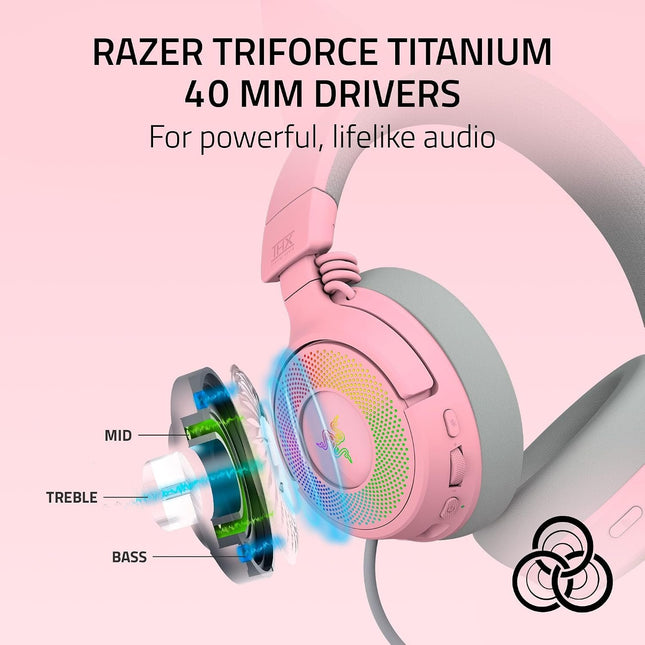 Razer Kraken Kitty V3 Pro Quartz (Brand New)