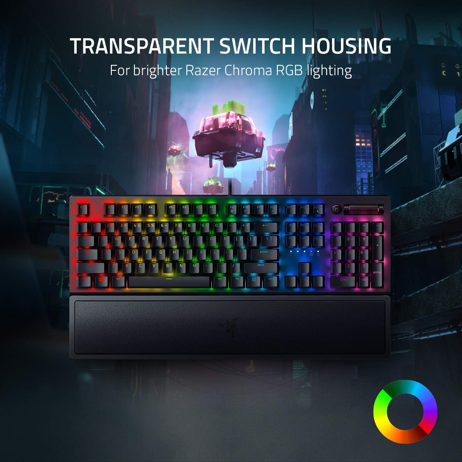 Blackwidow V3 Mechanical Gaming Keyboard Green Switch (Razer Renewed)