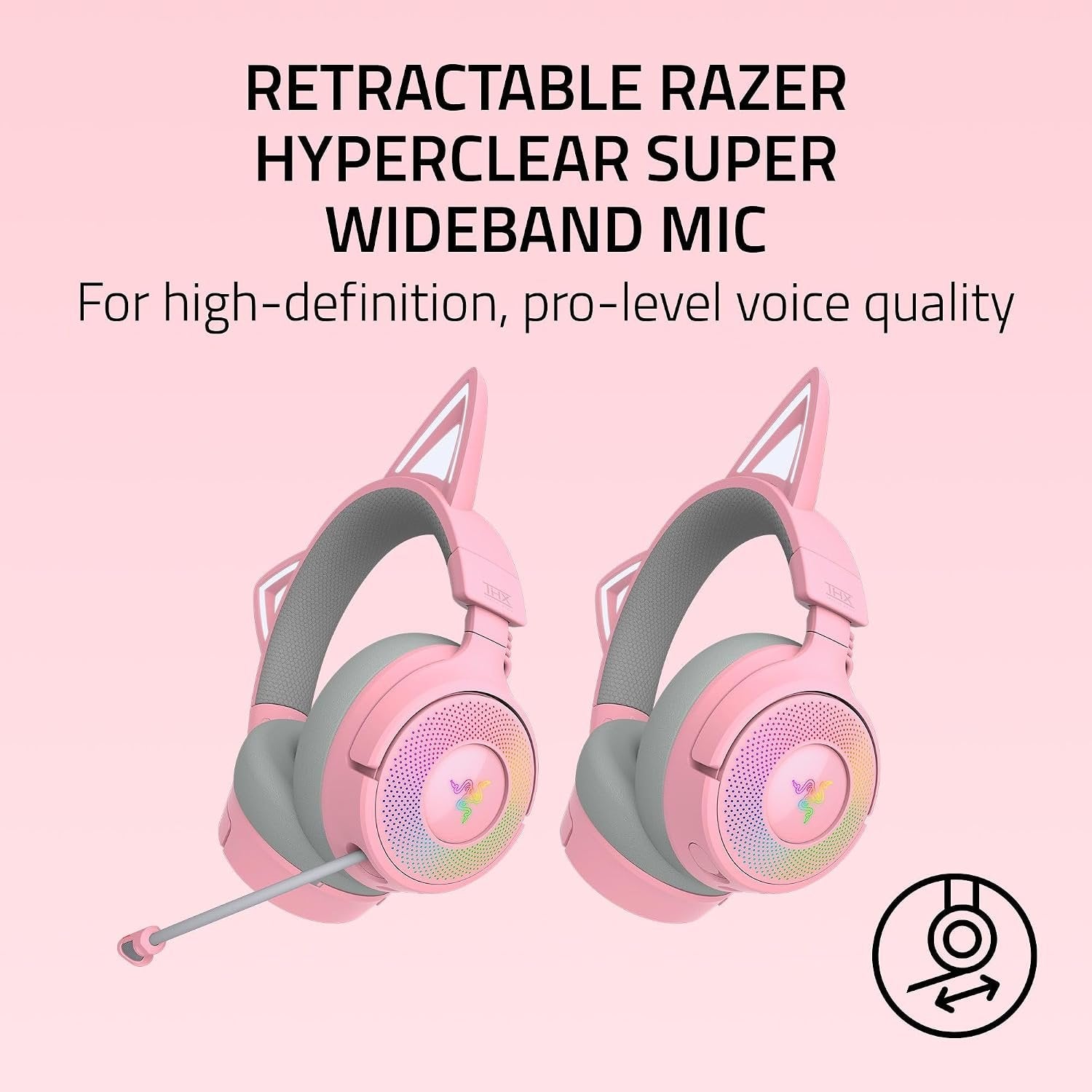 Razer Kraken Kitty V3 Pro Quartz (Brand New)