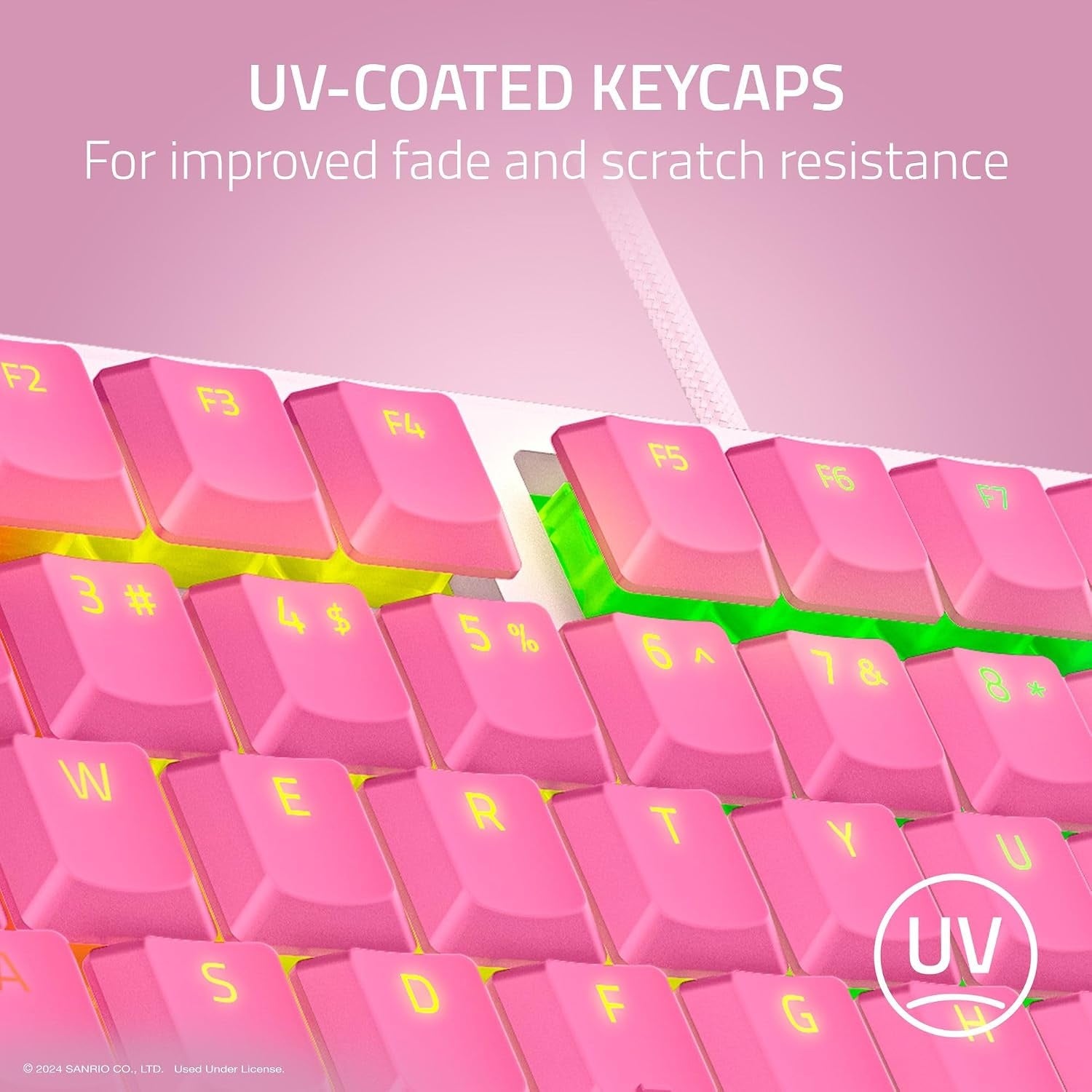 Ornata V3 Tenkeyless Keyboard - Hello Kitty - US Layout (Razer Renewed)