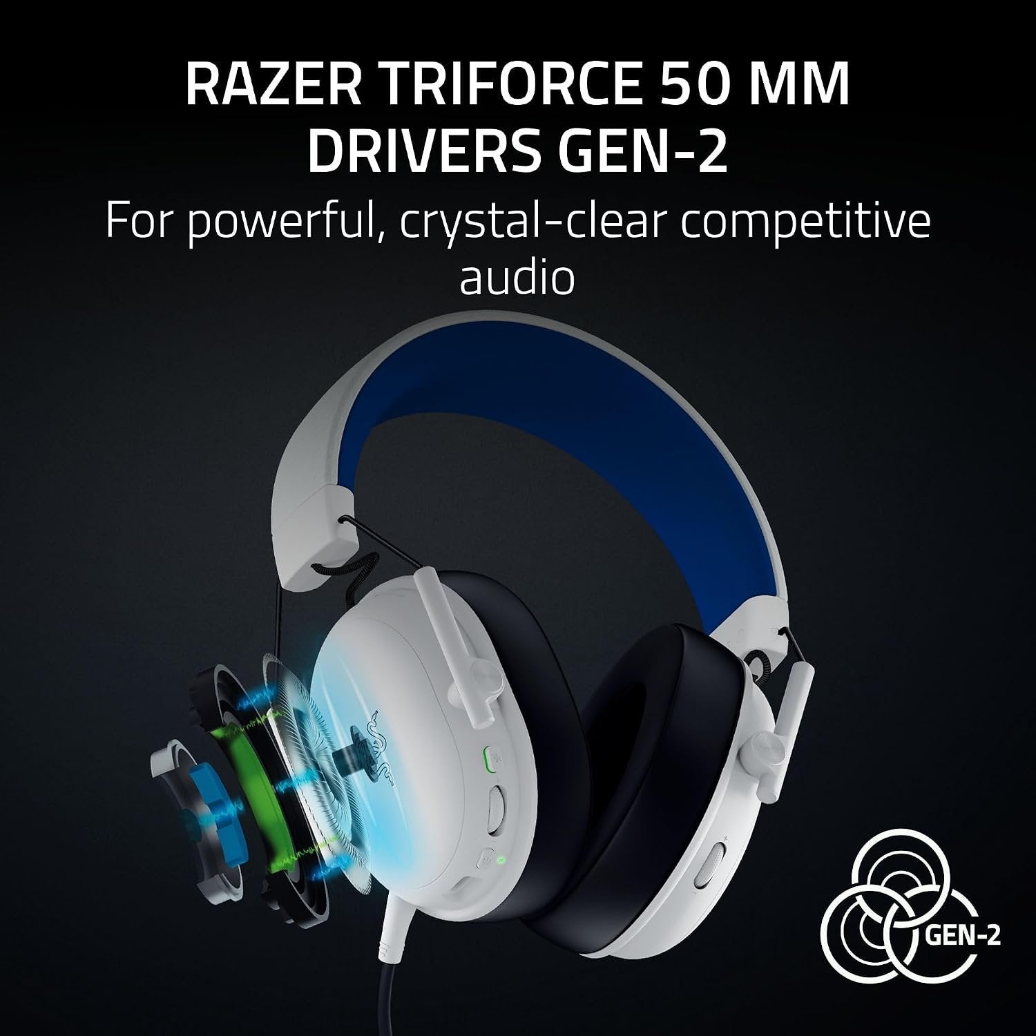Razer BlackShark V3 X HyperSpeed Wireless Headset PS5 White Edition (Brand New)
