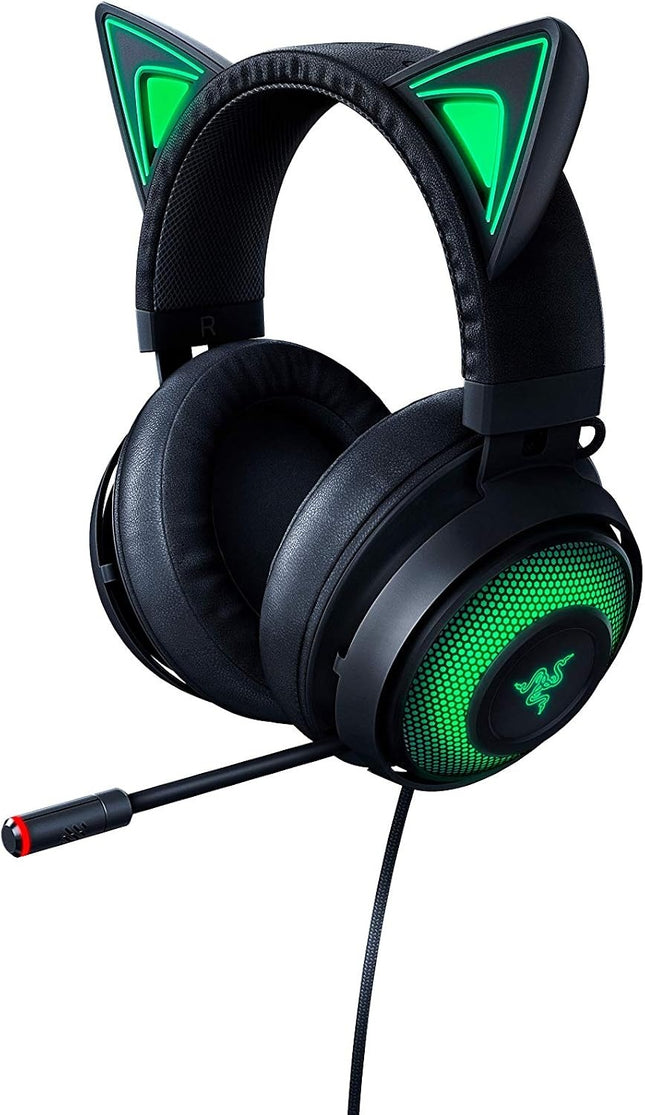 Razer Kraken Kitty Chroma USB Gaming Headset - Black (Razer Renewed)
