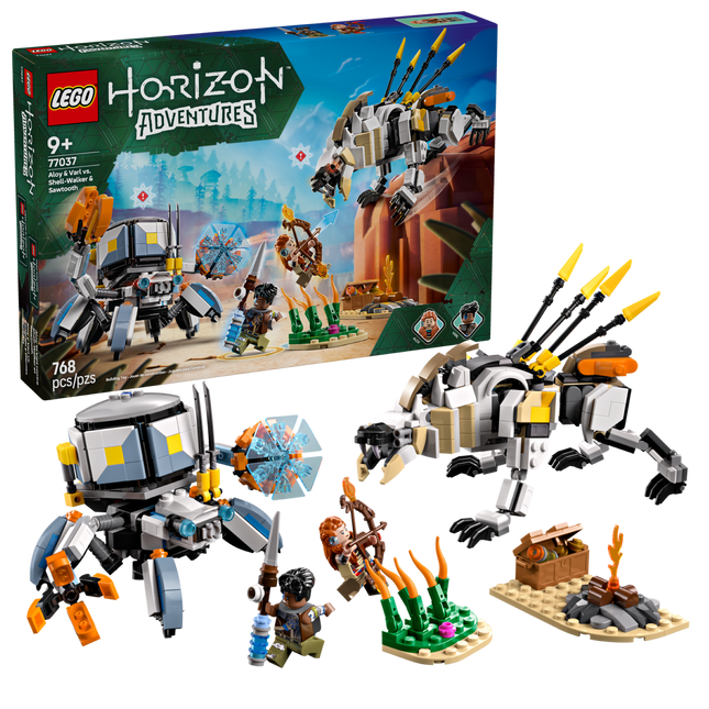 LEGO Horizon Adventures™ - Aloy & Varl vs. Shell-Walker & Sawtooth 77037