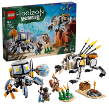 LEGO Aloy & Varl vs. Shell-Walker & Sawtooth
