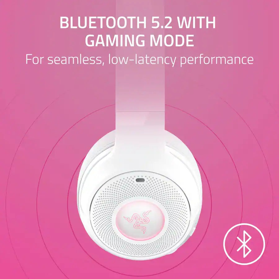 Razer Kraken Kitty V2 BT Wireless Headset White (Razer Renewed)