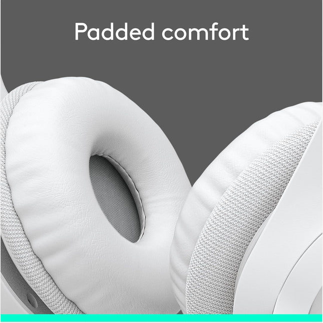 Logitech -  H390 USB Computer Headset - Off White