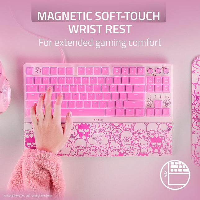 Ornata V3 Tenkeyless Keyboard - Hello Kitty - US Layout (Razer Renewed)