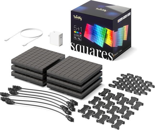 TWINKLY Squares 3-Tile Multi Color Extension