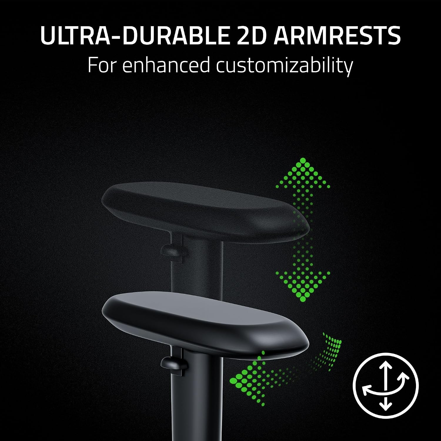 Razer Iskur V2 X Newgen Gaming Chair - Black/Green (Razer Renewed)