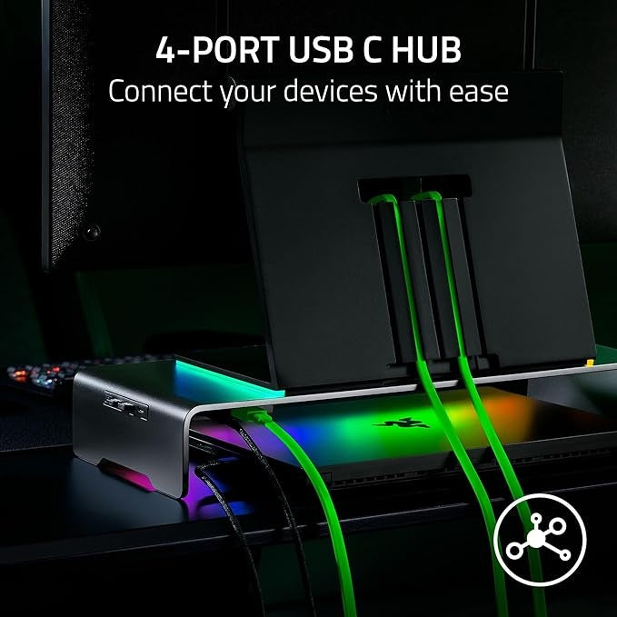 Razer Monitor Stand Chroma Aluminum with 4-Port USB-C Hub (Brand New Sealed)