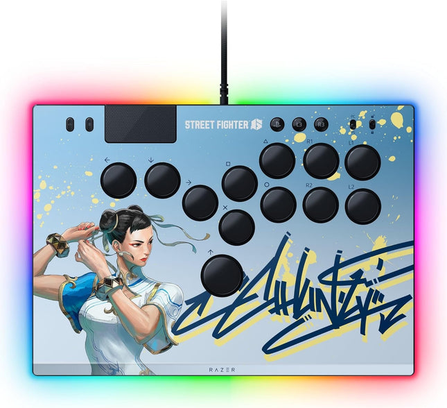 Razer Kitsune All-Button Optical Arcade SF6 Chun-Li Edition Controller (Brand New Sealed)