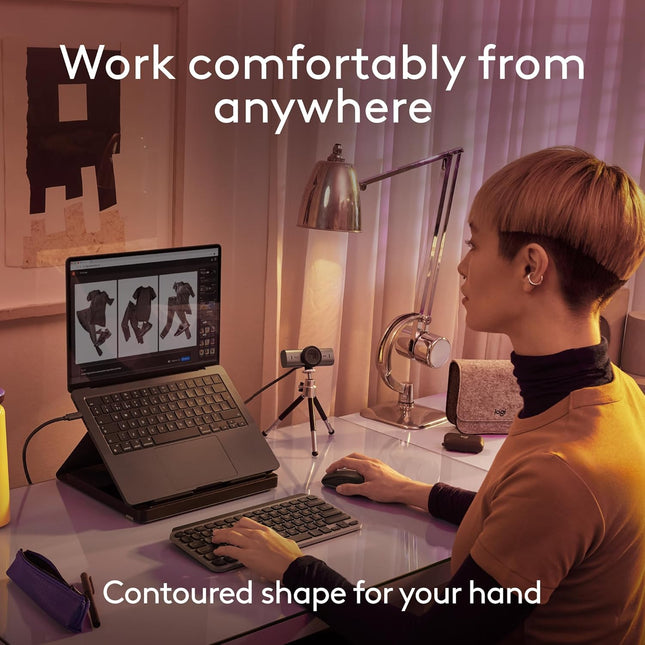 Logitech -  MK Anywhere 3S ! Compact Wireless Performance Mouse