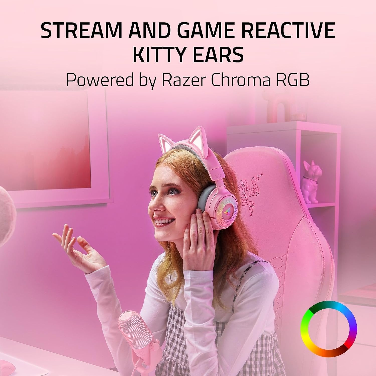 Razer Kraken Kitty V3 Pro Quartz (Brand New)