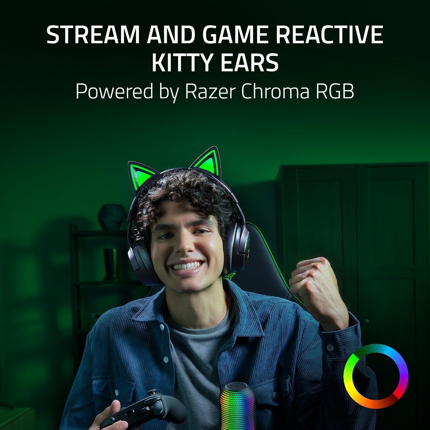 Razer Kraken Kitty V3 Pro Black (Brand New)