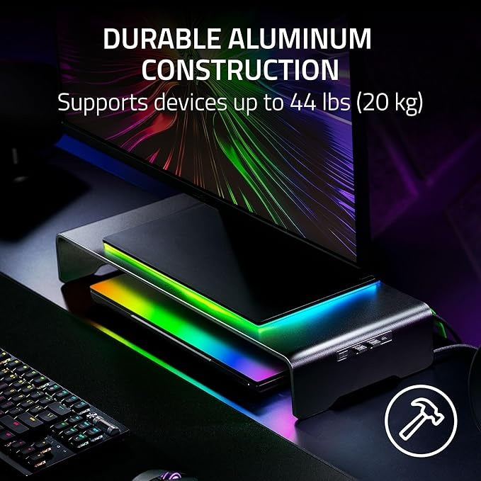 Razer Monitor Stand Chroma Aluminum with 4-Port USB-C Hub (Brand New Sealed)
