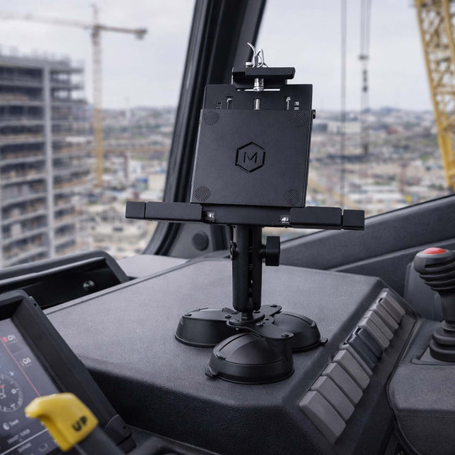 Mighty Mount 9-13" AMPS Drill Base Metal Locking iPad Tablet Holder