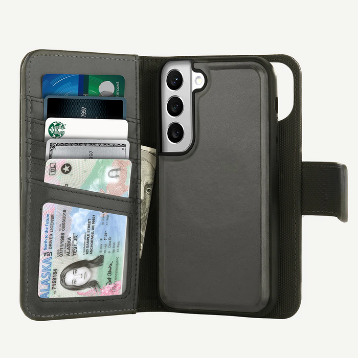 Samsung Galaxy S21 FE (5 cards) detachable wallet case (5th Ave) (BULK PACKAGING)