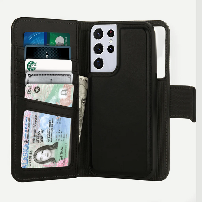 Samsung Galaxy S21 Ultra (5 cards) detachable wallet case (5th Ave) (BULK PACKAGING)