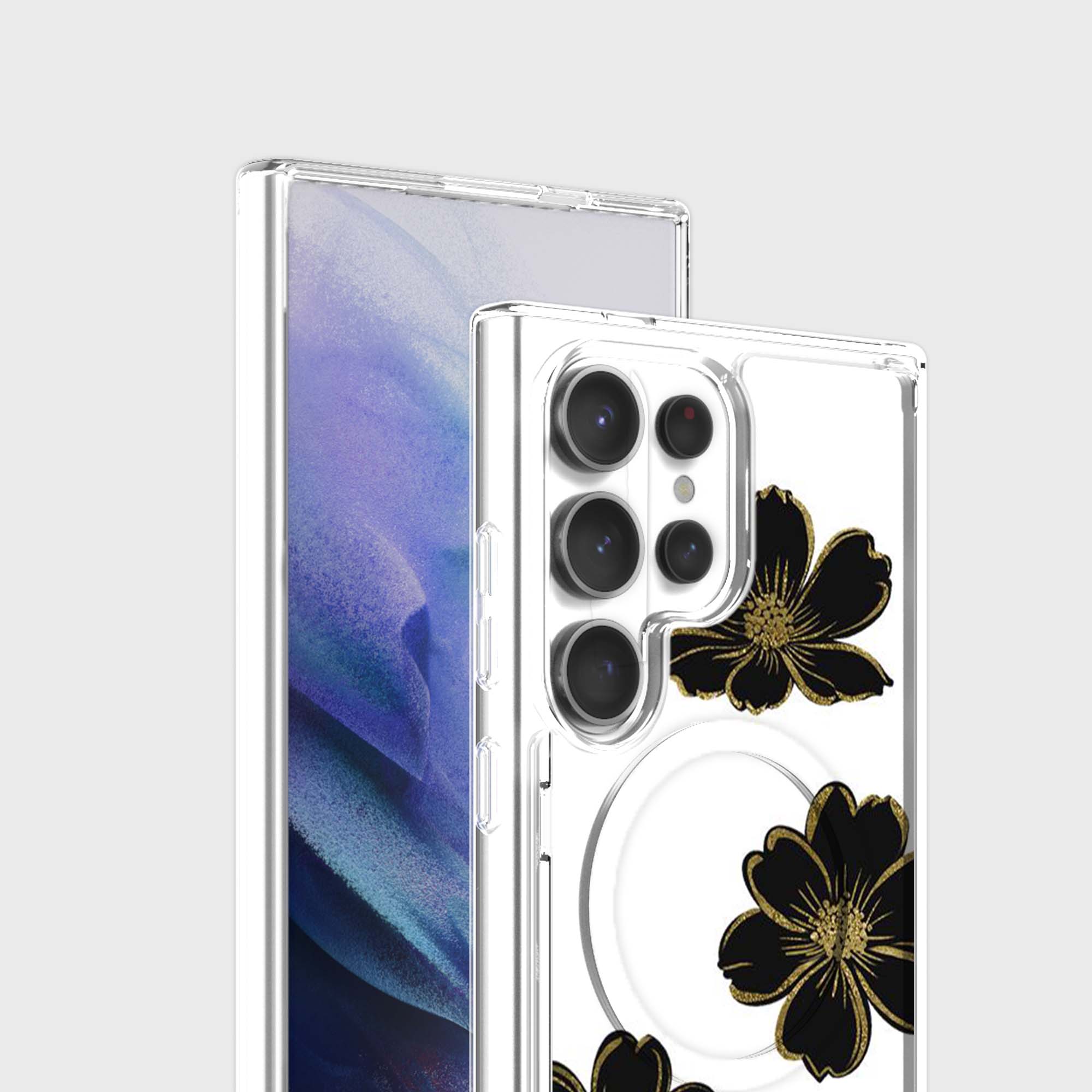 Black Flower - Samsung S26 Ultra