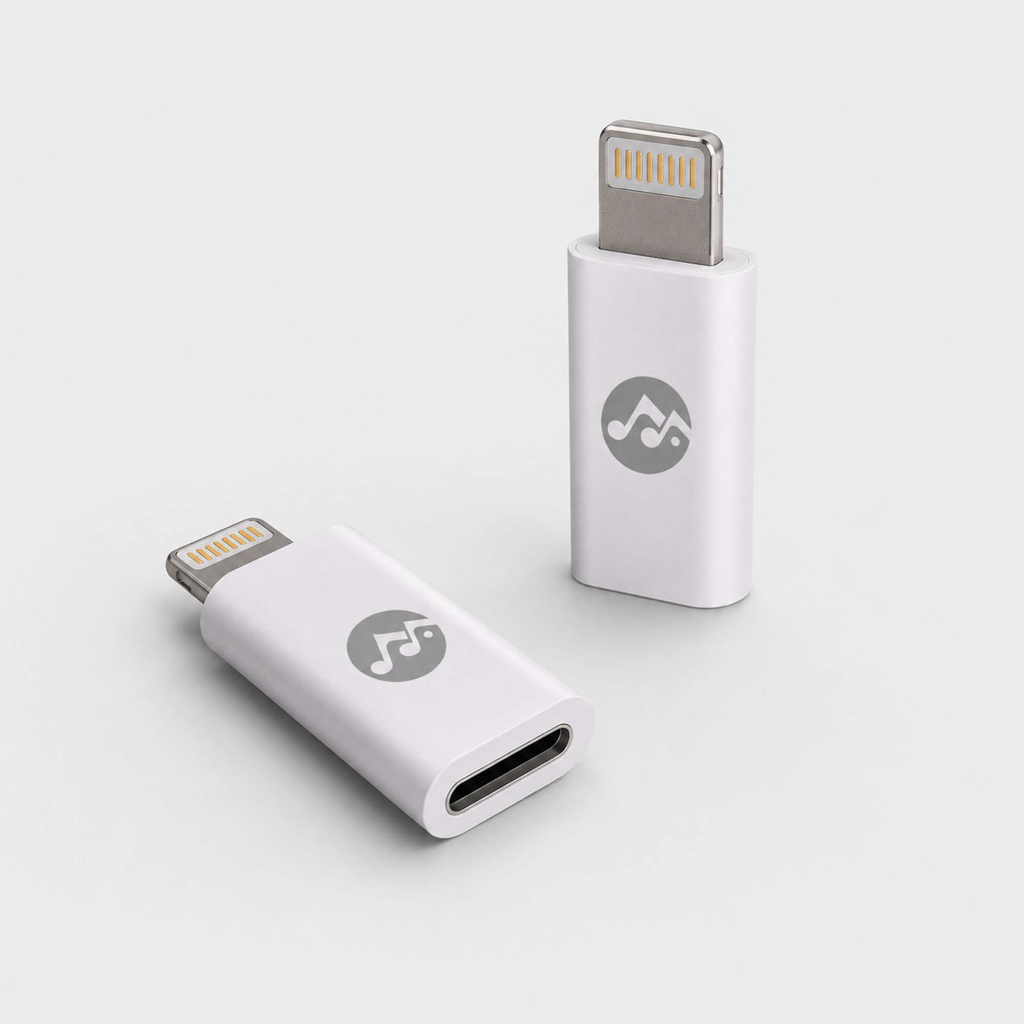 Rockstone USB C to Lightning Adapter (Dual Pack)