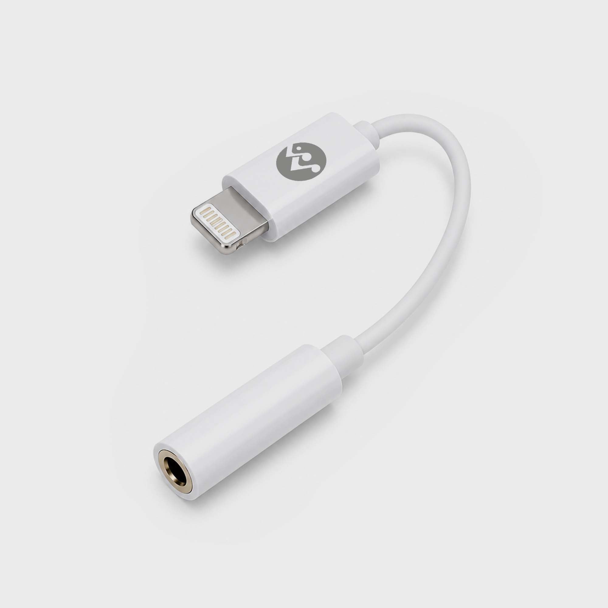 Rockstone Lightning to 3.5mm AUX Adapter (Dual Pack)
