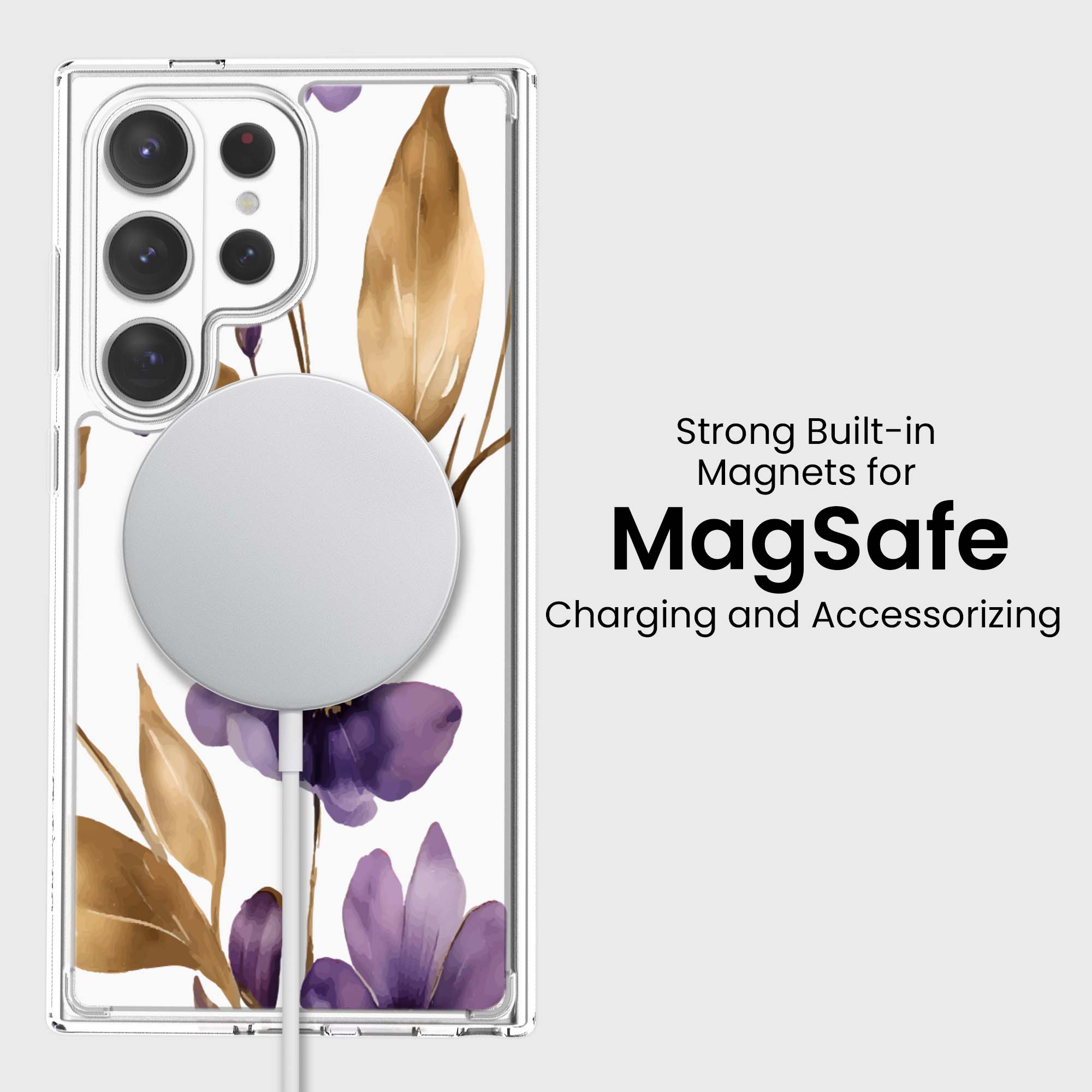 Purple Wildflower - Samsung S26 Ultra