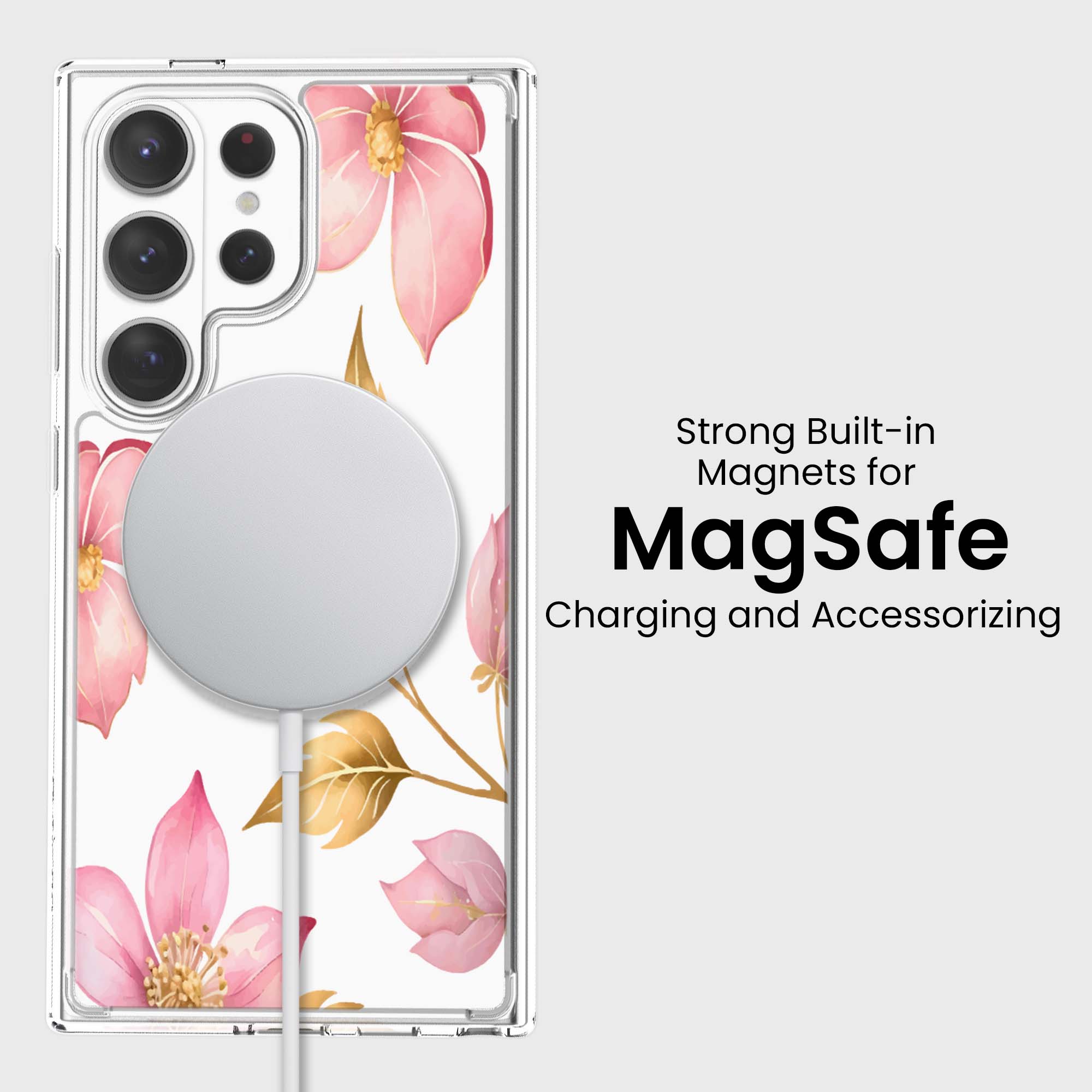 Pink Wildflower - Samsung S26 Ultra