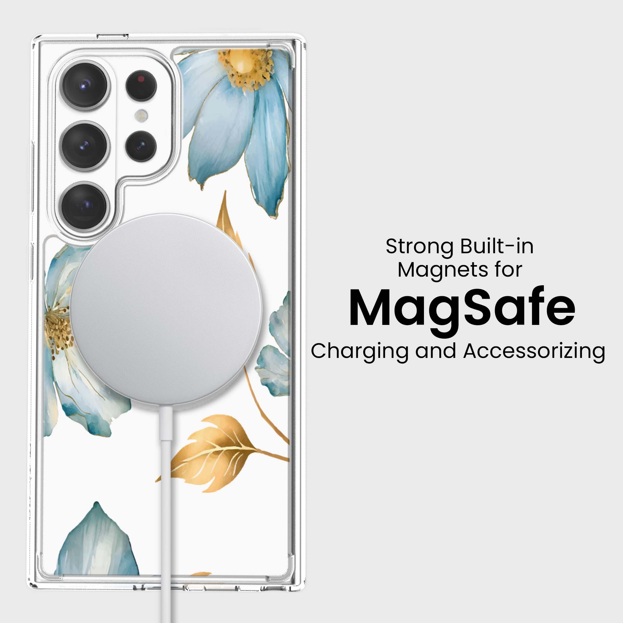 Blue Wildflower - Samsung S26 Ultra