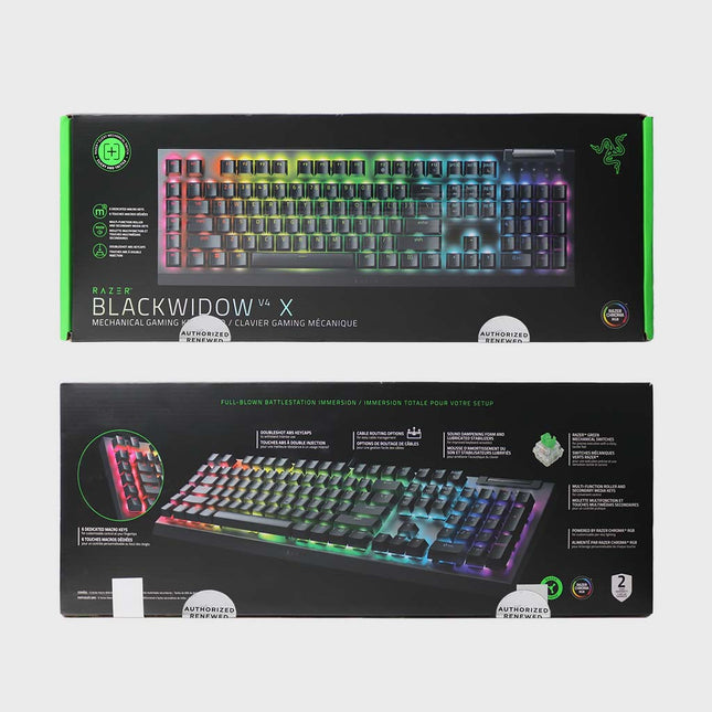BlackWidow V4 X (Green Switch) (Razer Renewed)