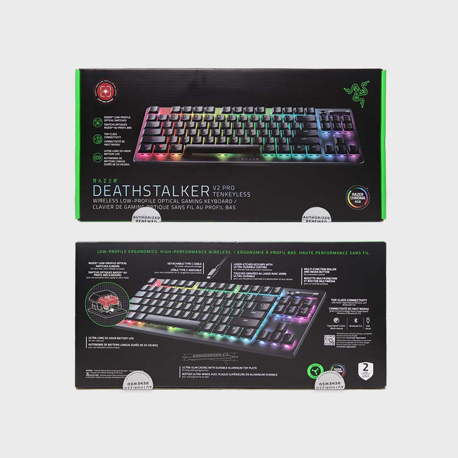 Razer DeathStalker V2 Pro TKL(Linear Red) (Razer Renewed)