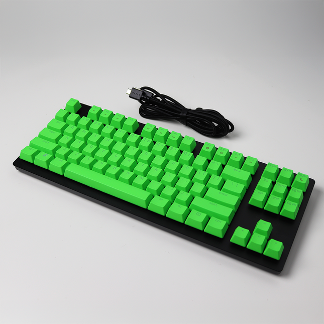 Razer Huntsman TE - Green Keycaps - US Layout (Razer Renewed)