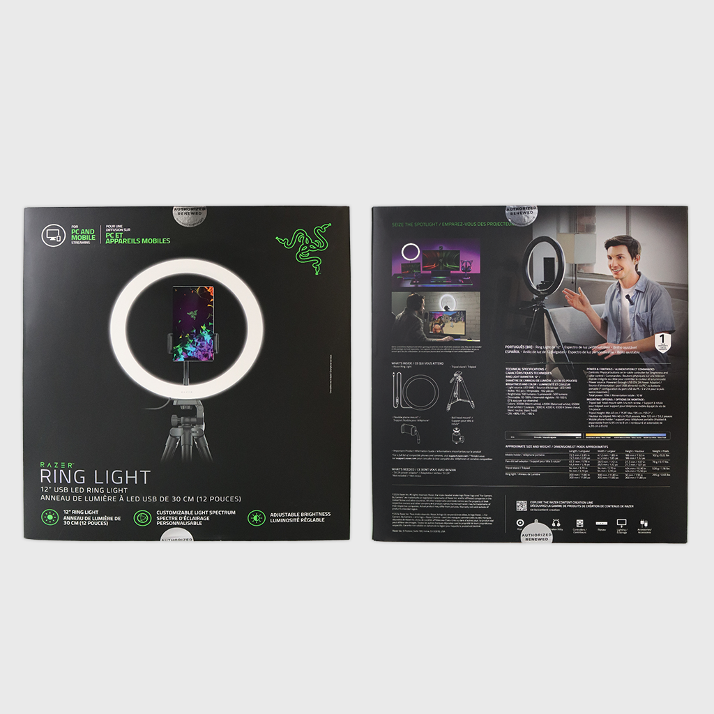 Photo Editing Razer Light Razer Ring Light 12