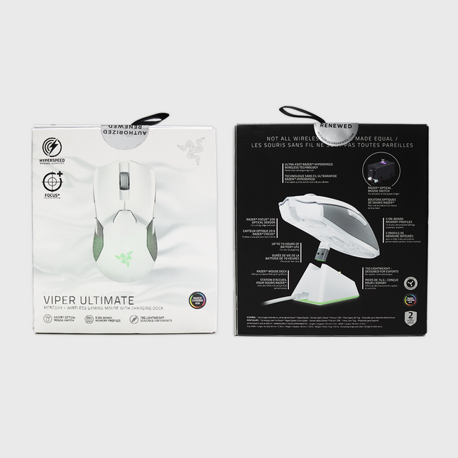 Razer Viper Ultimate and RGB Charging Dock (Razer Renewed)