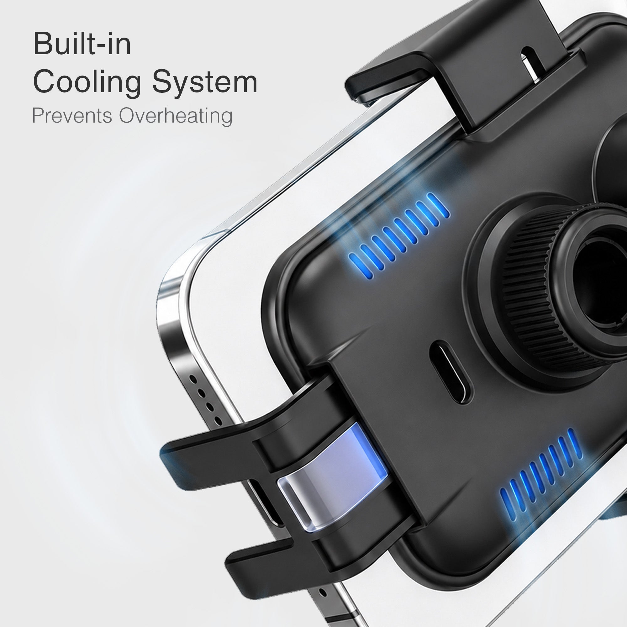 Mighty Mount Auto Grip Fast Wireless Car Charger with Multi Angle Suction Cup Mount Qi Certified