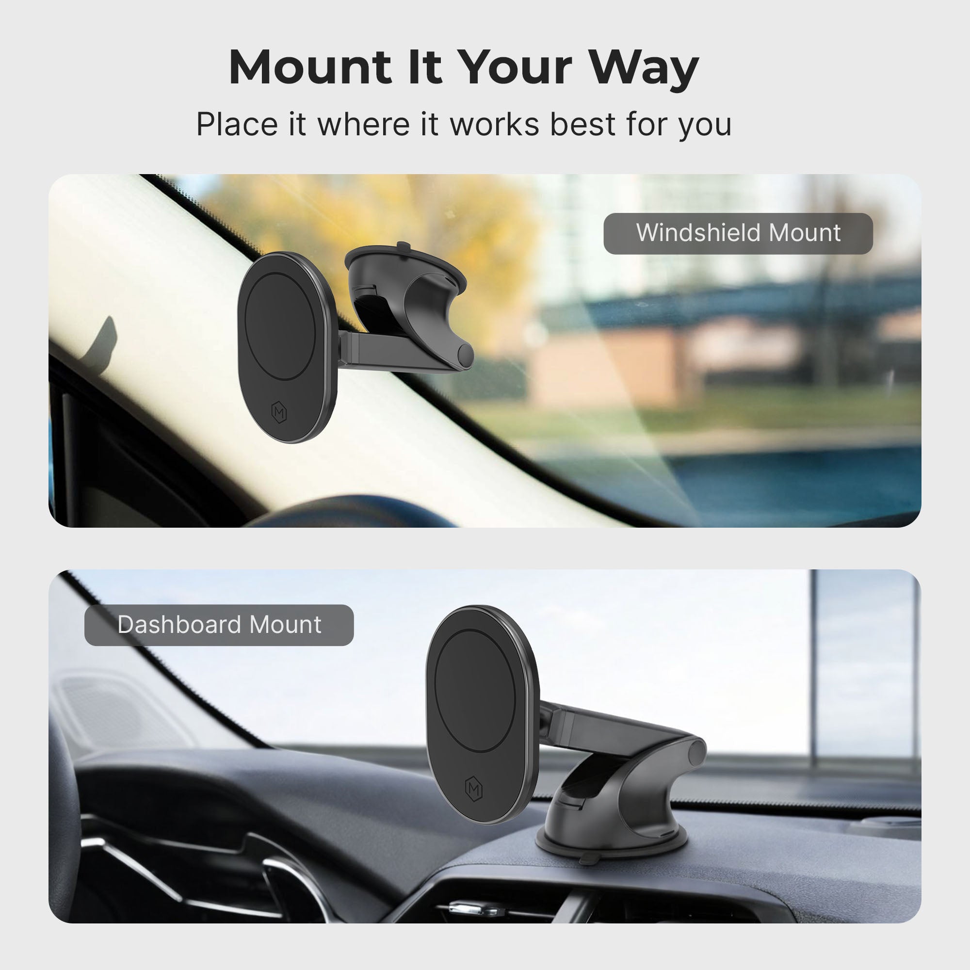 MagSafe Magnetic Suction Cup Mount (Version 2.0)