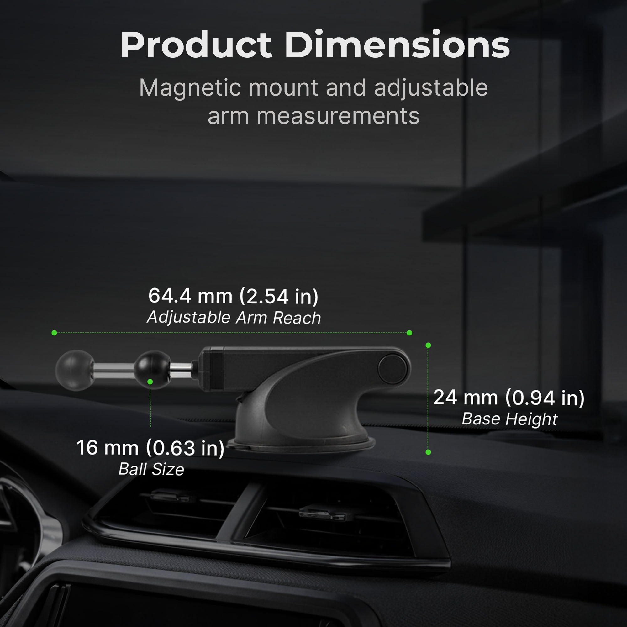 MagSafe Magnetic Suction Cup Mount (Version 2.0)