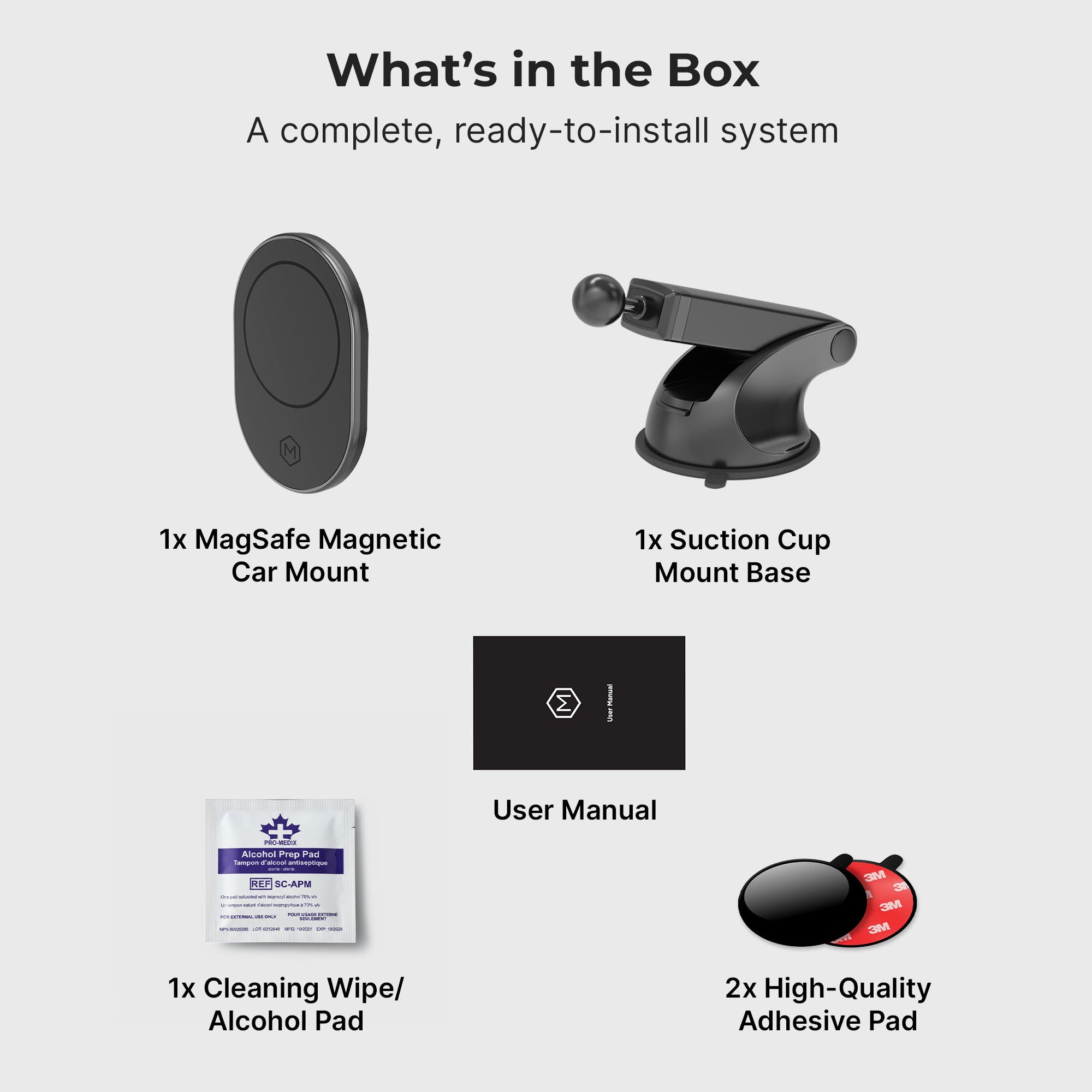 MagSafe Magnetic Suction Cup Mount (Version 2.0)
