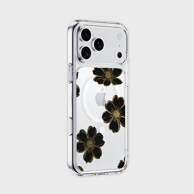 Black Flower - iPhone 17 Pro