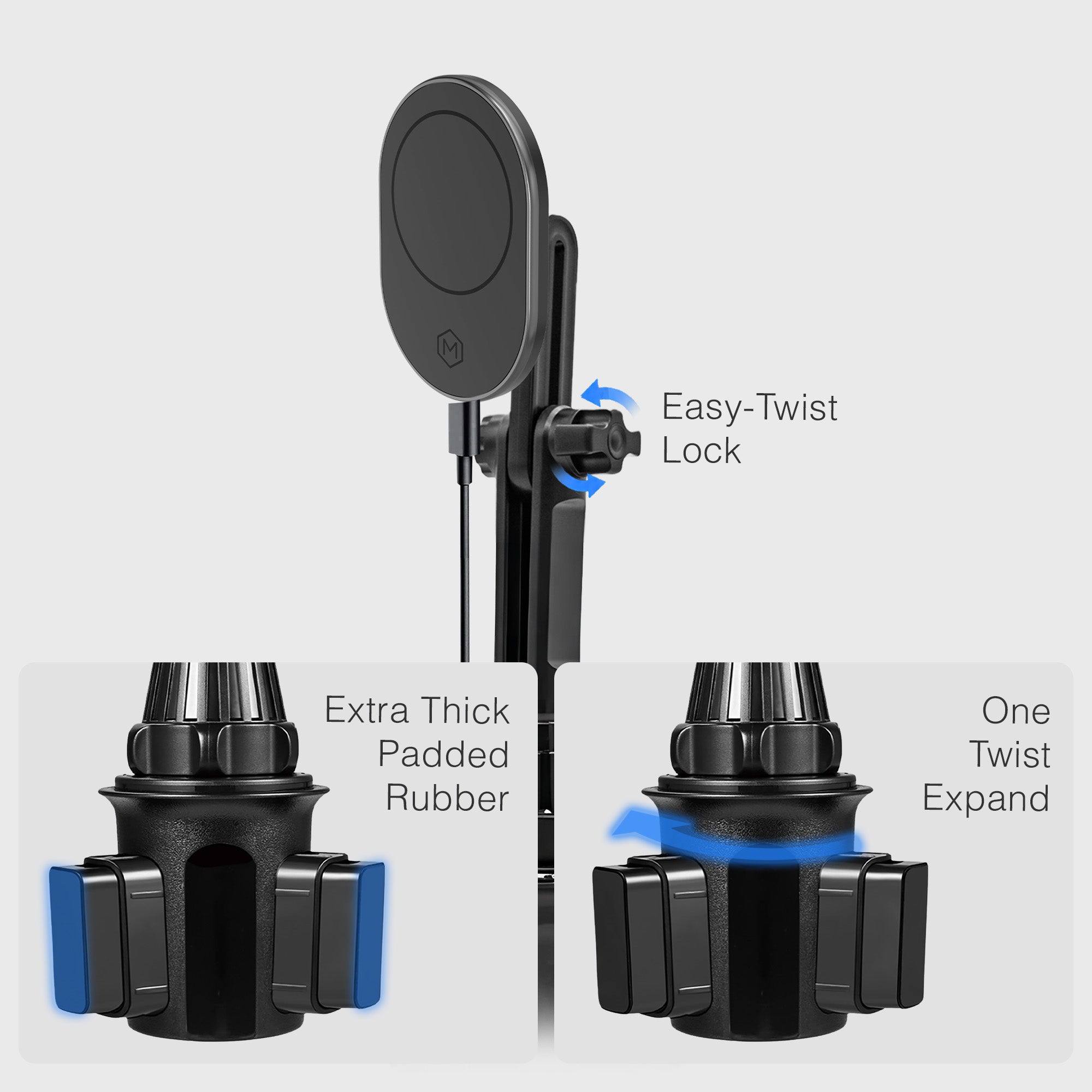 Mighty Mount MagSafe Magnetic Cup Holder Phone Mount