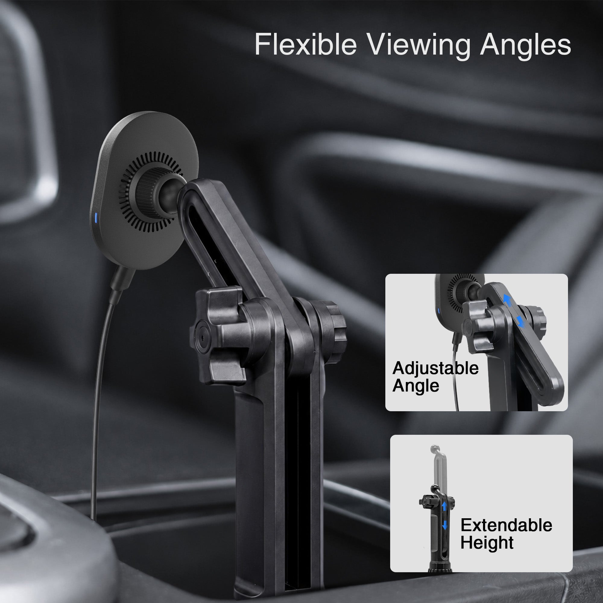 Mighty Mount MagSafe Wireless Charging Cup Holder Phone Mount
