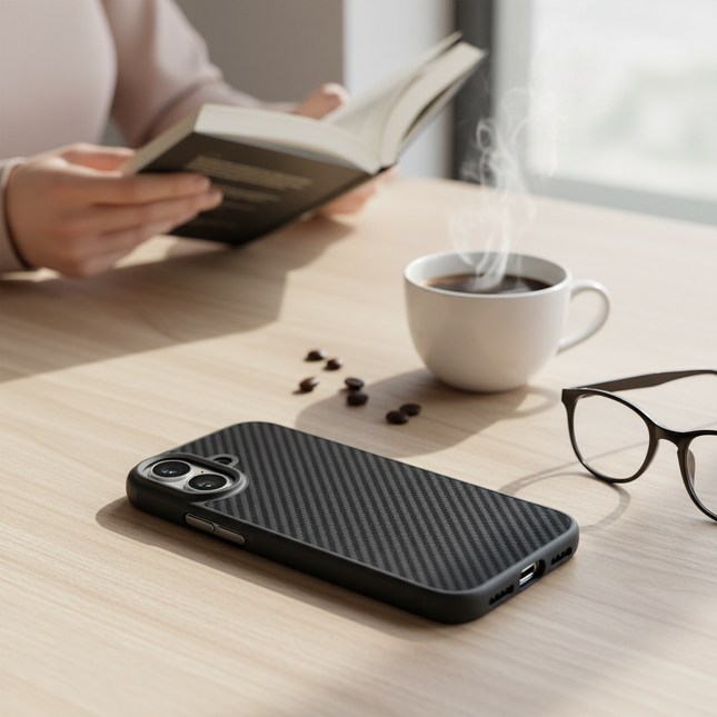 Aramid Fiber Weave Pattern - iPhone 17