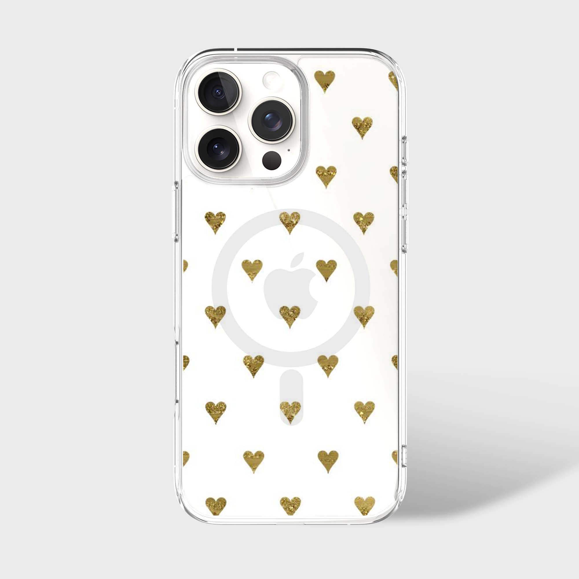 Gold Hearts - iPhone 16 Pro Max