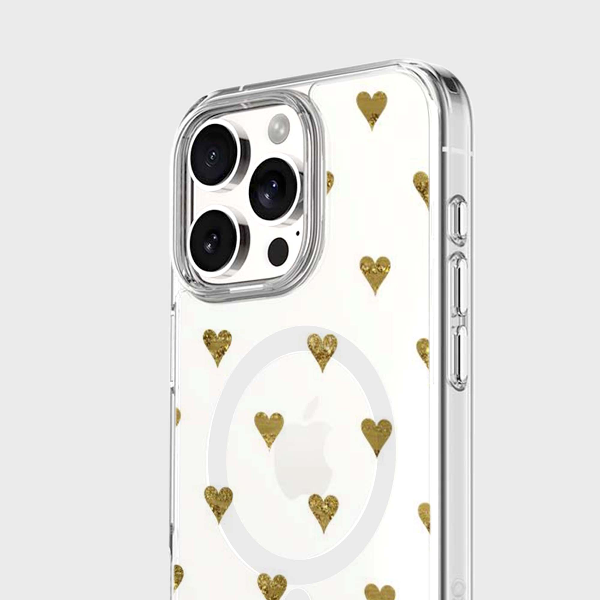 Gold Hearts - iPhone 16 Pro Max