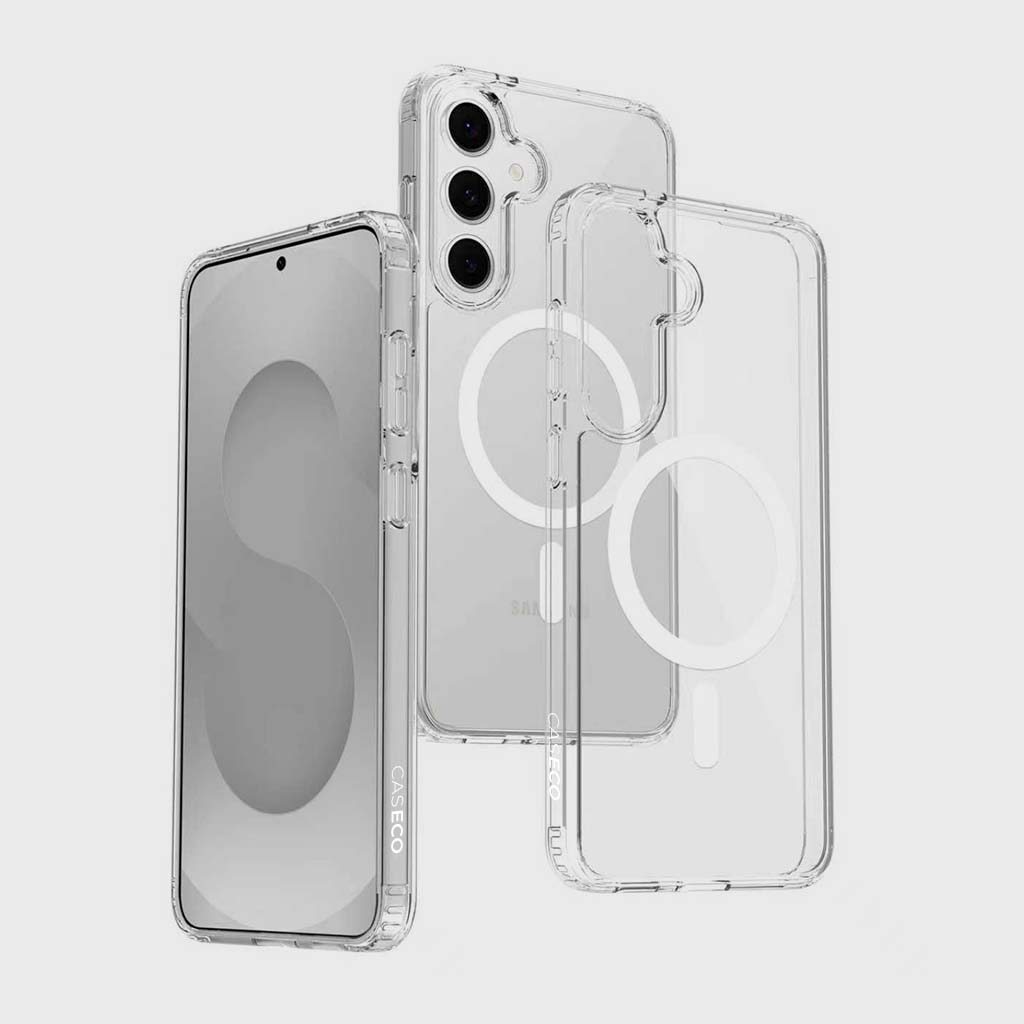 Samsung Galaxy S25 FE - Starter Pack Bundle Fremont Clear Case, Tempered Glass, Dual Port 30W Wall Charger