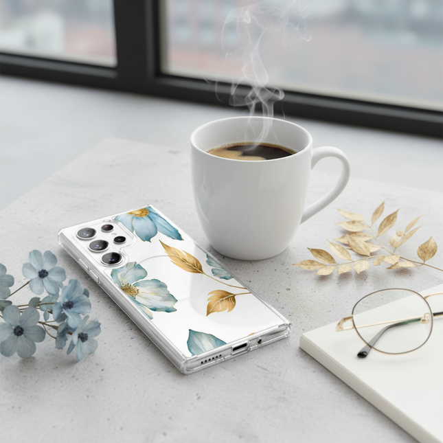 Blue Wildflower - Samsung S26 Ultra