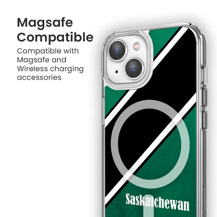Canadian City Theme Clear Phone Case - Saskatchewan